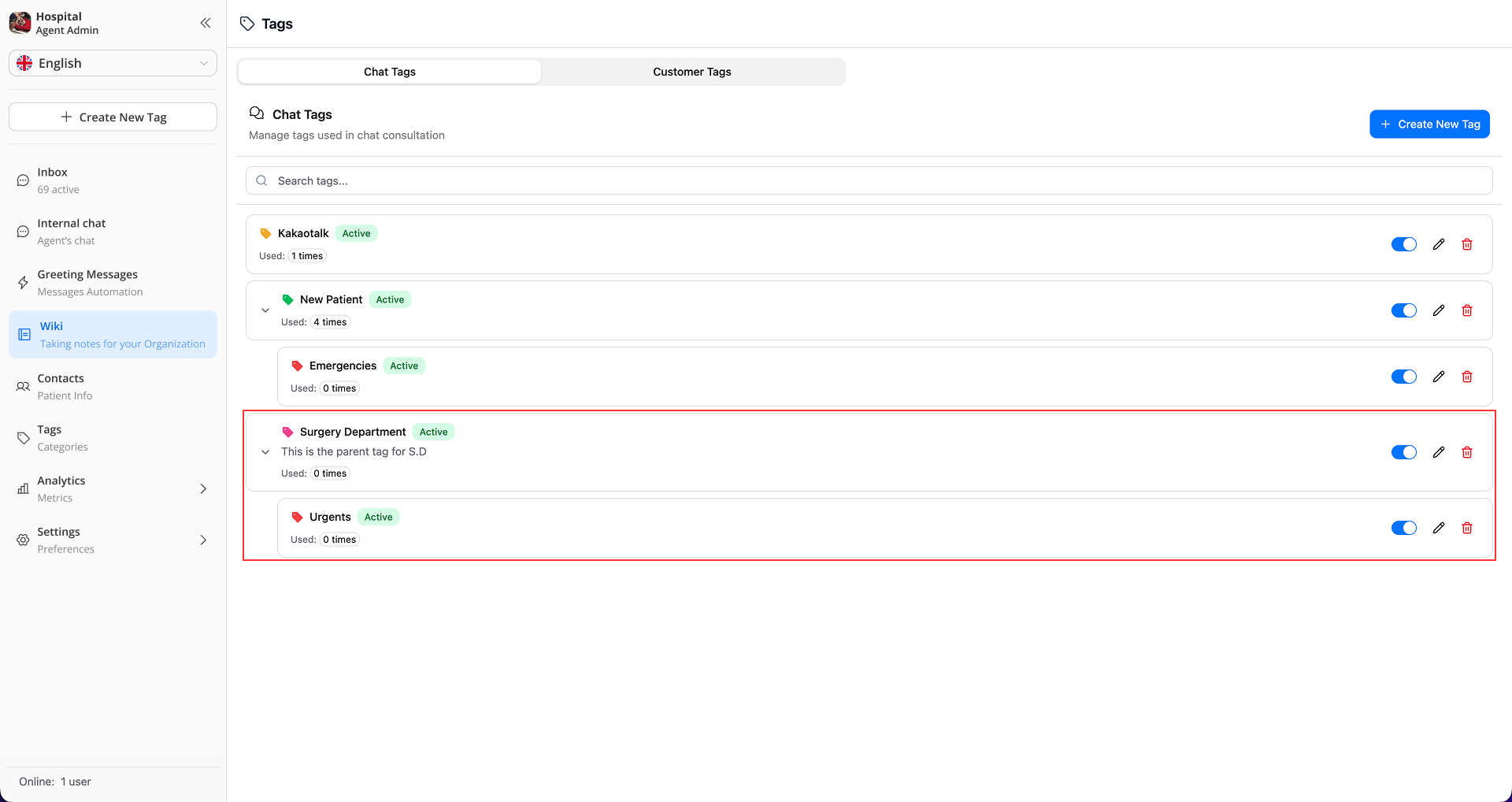 Create Child Tag Final