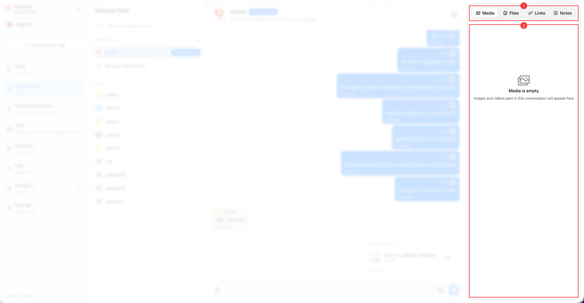 Chat Information Type 1 Panel